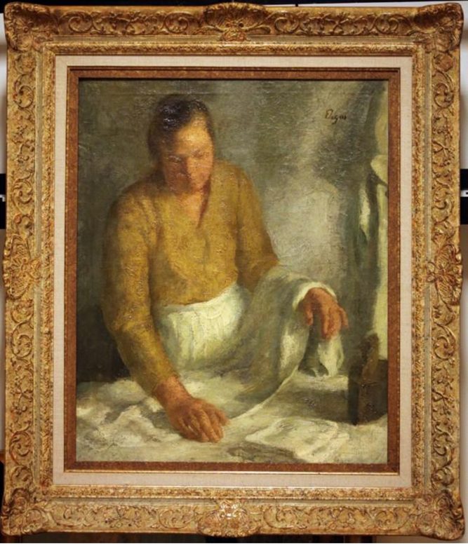 Blanchisseuse - Edgar Hilaire Degas Blanchisseuse - Edgar Hilaire Degas