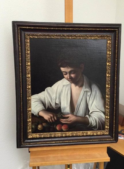Boy Peeling Fruit - Michelangelo Merisi da Caravaggio Boy Peeling Fruit - Michelangelo Merisi da Caravaggio