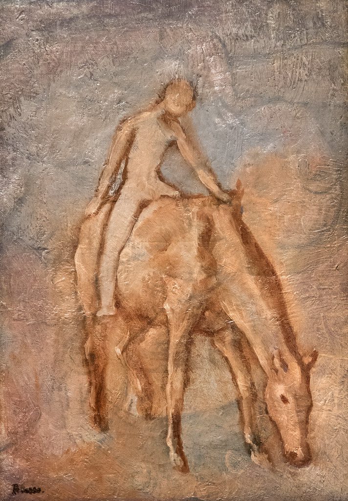 Jeune Garçon Nu à Cheval Jeune Garçon nu à Cheval - Pablo Picasso