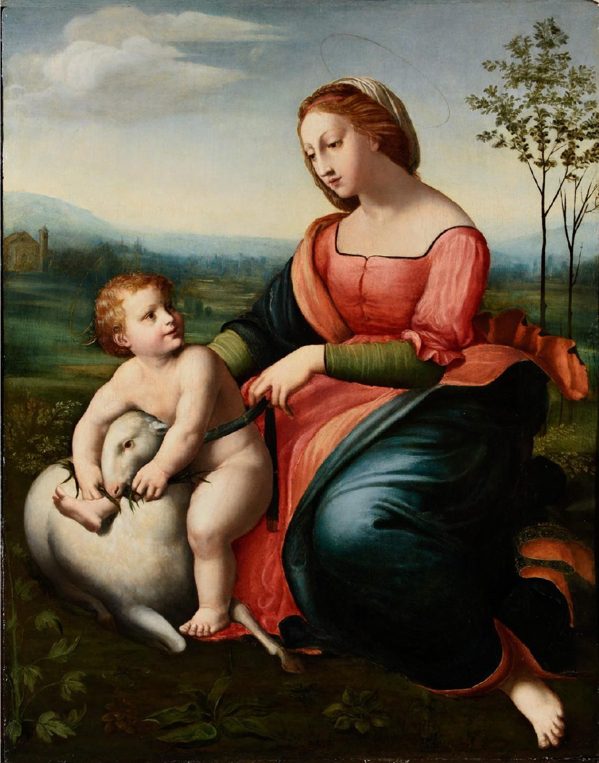 La Madonna dell’Agnello - Raffaello Sanzio La Madonna dell’Agnello - Raffaello Sanzio