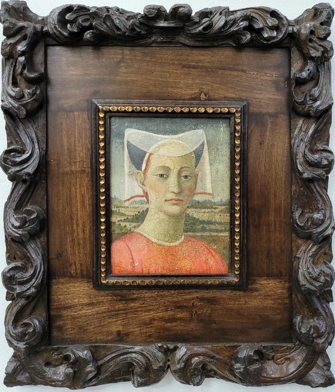 Portrait of a Noblewoman - Piero della FRANCESCA Portrait of a Noblewoman - Piero della Francesca