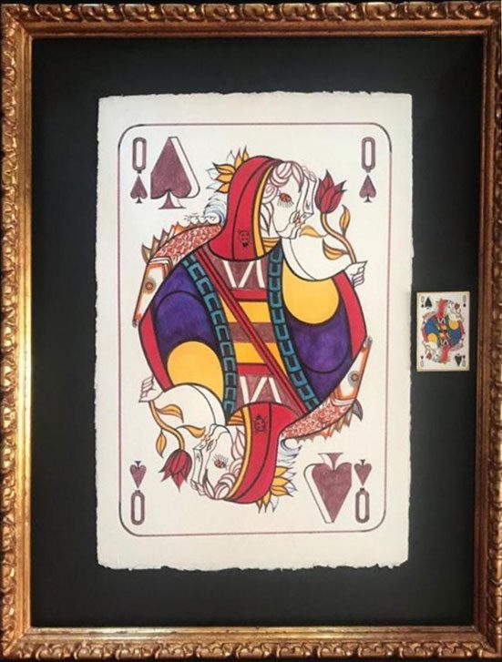 Queen of Spades - Salvador Dali Queen of Spades - Salvador Dali